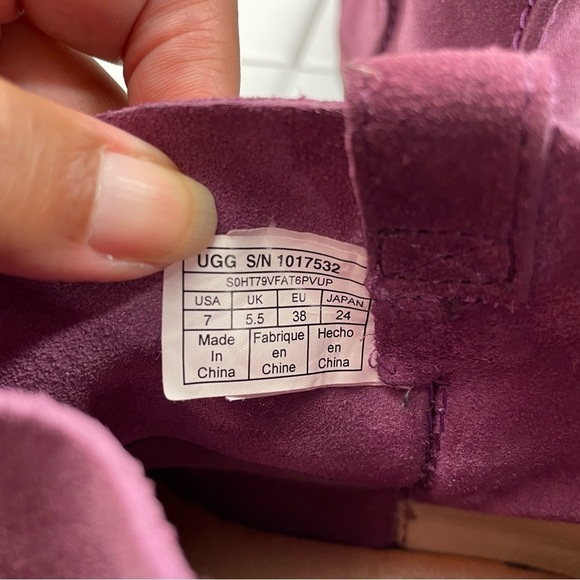 UGG Unlined Classic Mini PURPLE Treadlite BOOTS - Picture 8 of 14